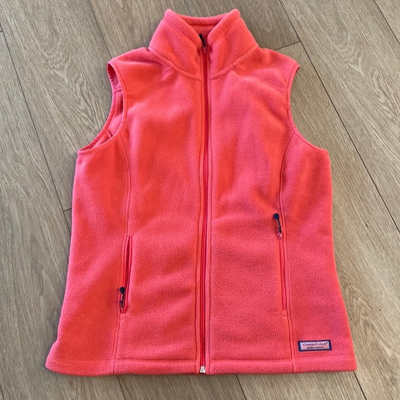 Vineyard Vines womens fleece zipper vest XS - Picture 2 of 8